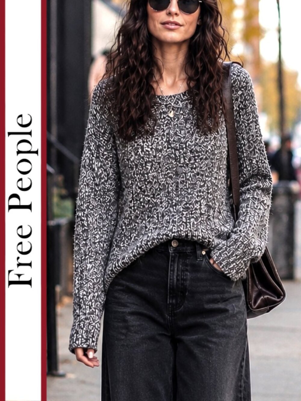 Free People | 'Sahara Star' Marled Knit Pullover Sweater